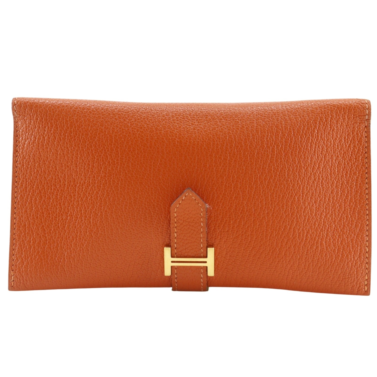 エルメス ベアンクラシック □H レディース長財布