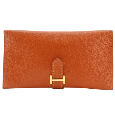エルメス ベアンクラシック □H レディース長財布