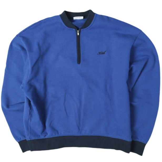KITH NYC キスニューヨークシティ 25AW Quarter Zip Terry Nelson Crewneck クオータージップ テリー ネルソン クルーネック 25070060000130 S Cyclone ハーフジップ 裏毛 スウェット