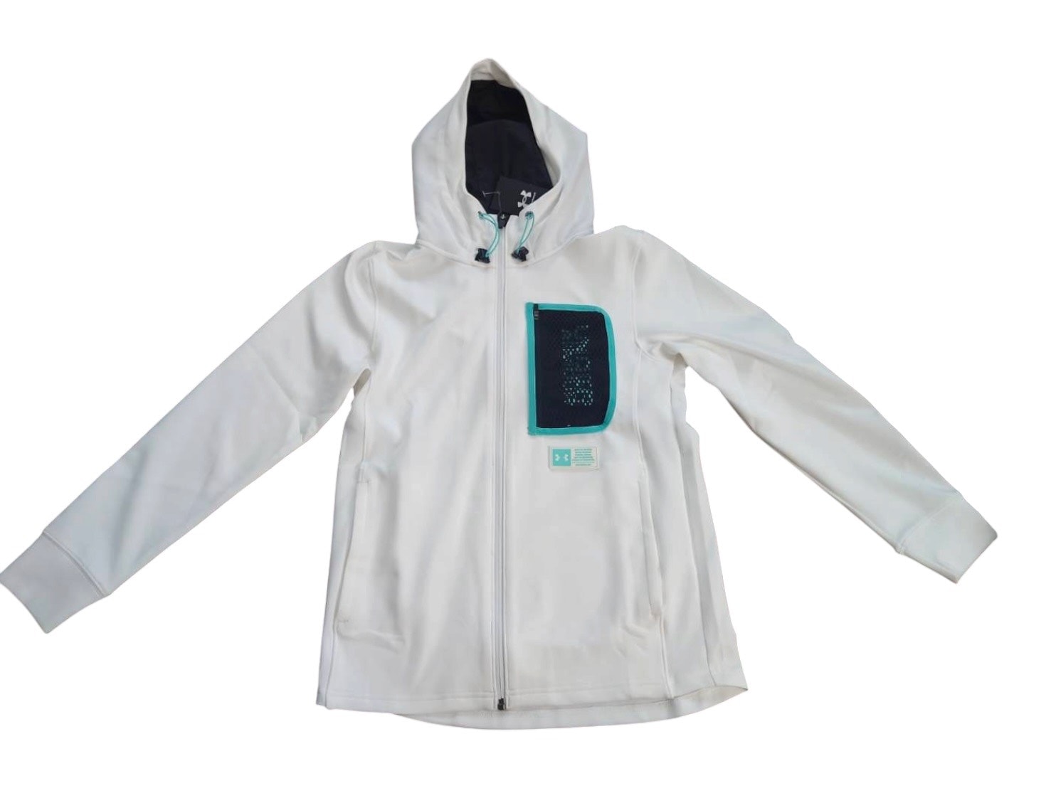 新品 未使用 アンダーアーマー パーカー ホワイト Мサイズ