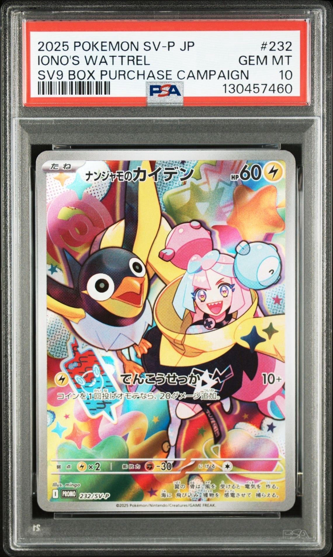 ナンジャモのカイデン P [SV-P 232](プロモーションカード「拡張パック バトルパートナーズ Box購入キャンペーン」)