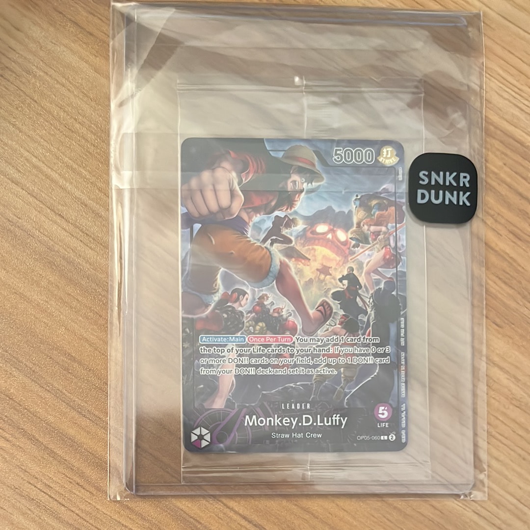 モンキー・D・ルフィ L [OP05-060]【英語版】(PSA限定コラボプロモカード)