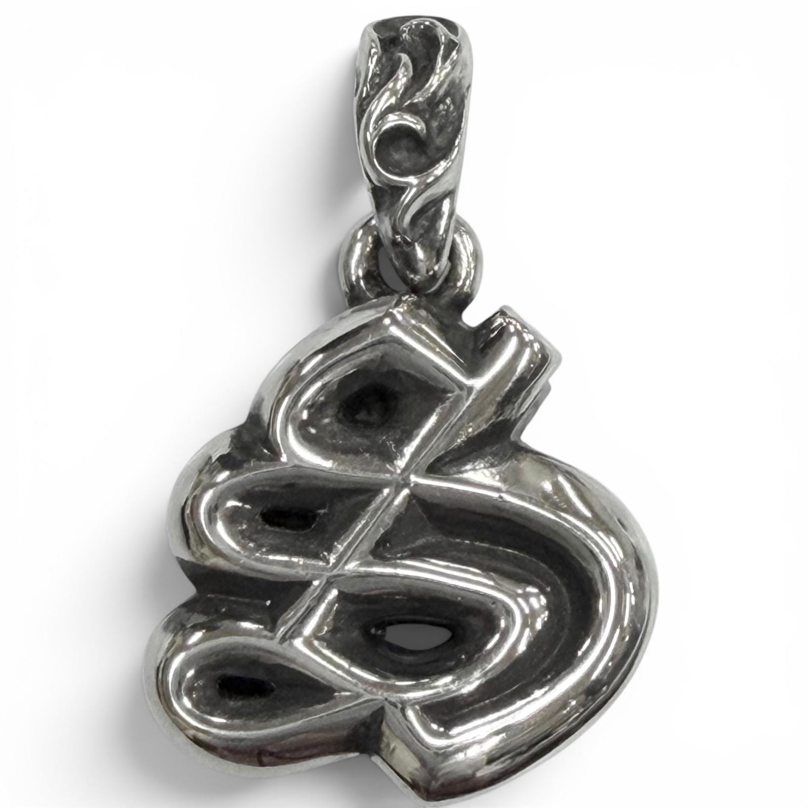 Chrome Hearts Alphabet Stack Charm S Initial Charm "Silver"