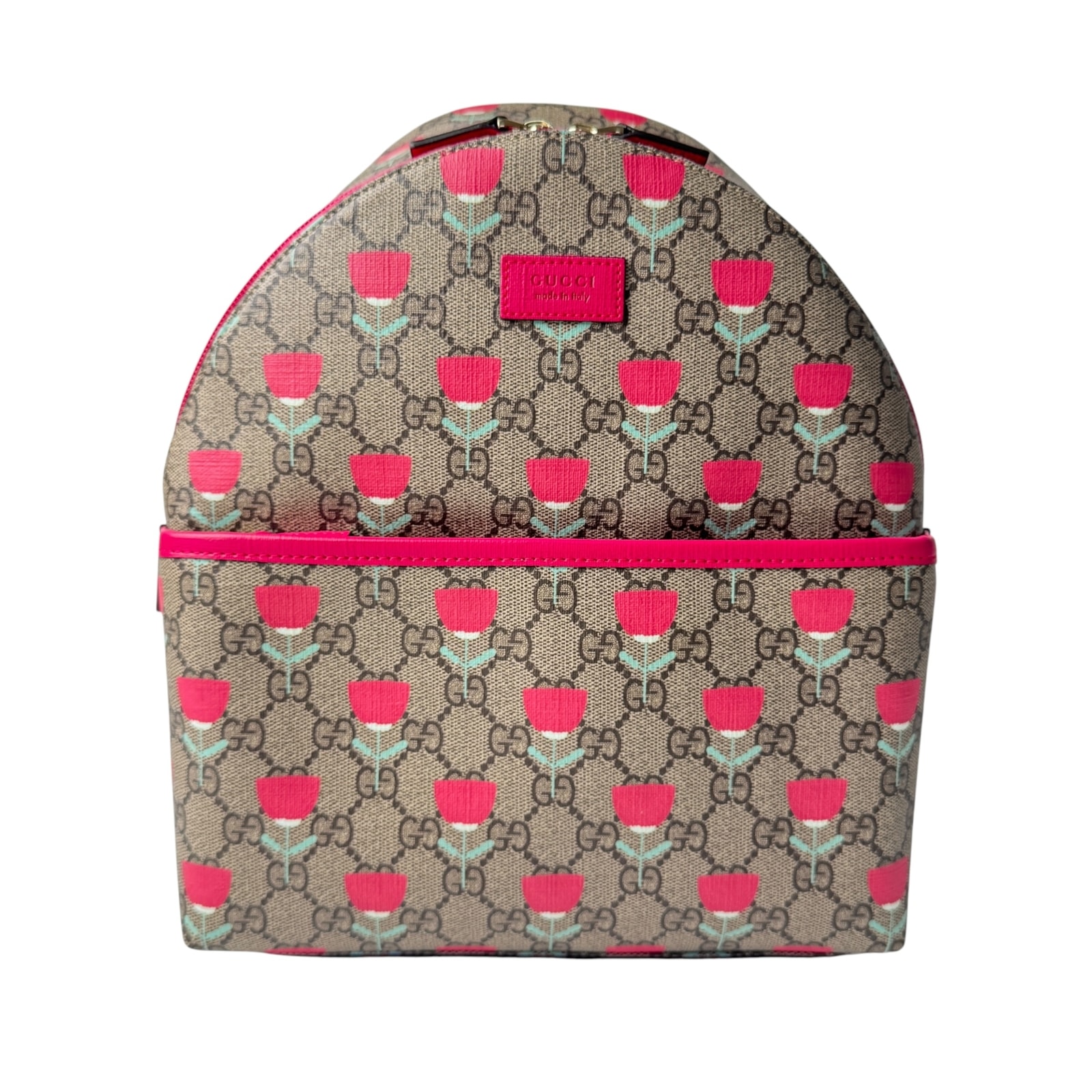 新品 グッチ GUCCI キムスンヨンチルドレンズ フラワープリントリュック レディース