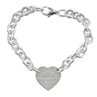 TIFFANY&Co. ティファニー リターン トゥ ティファニー ハートタグ ブレスレット スターリングシルバー シルバー【中古】