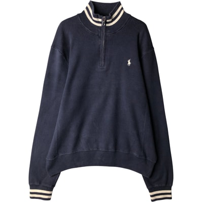 古着 ラルフローレン Ralph Lauren POLO by Ralph Lauren ハーフジップスウェットシャツ トレーナー メンズL相当/eaa589677