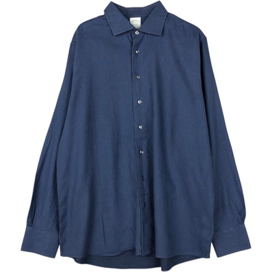 古着 ブルックスブラザーズ Brooks Brothers Est.1818 MILANO FIT ワイドカラー 長袖 コットンシャツ メンズXL相当/eaa666549