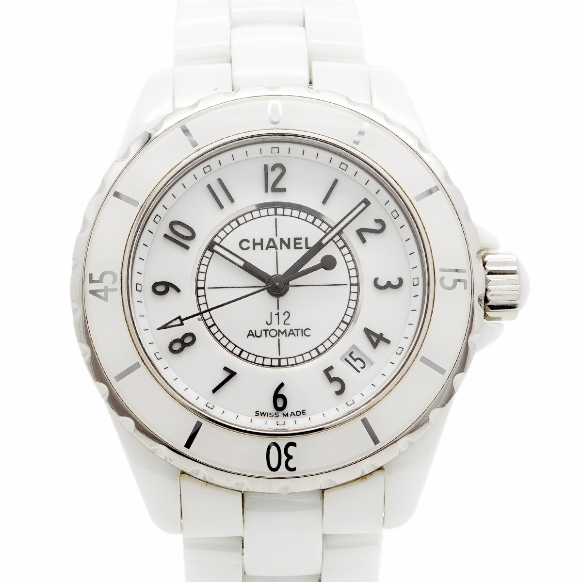 【6wda0078】シャネル J12 H0970 白文字盤【中古】腕時計 メンズ