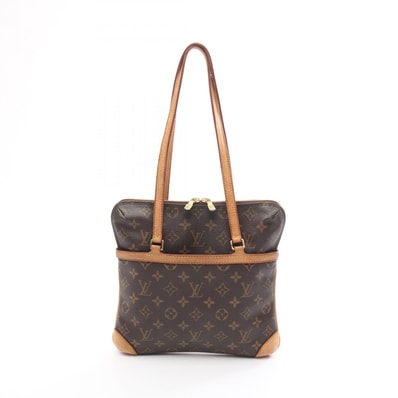 ルイ・ヴィトン LOUIS VUITTON クーサンGM ショルダーバッグ バッグ PVCコーティングキャンバス レザー モノグラム レディース ブラウン系 M51141 【中古】