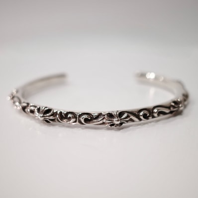 Chrome Hearts SBT Band Bangle "Silver"