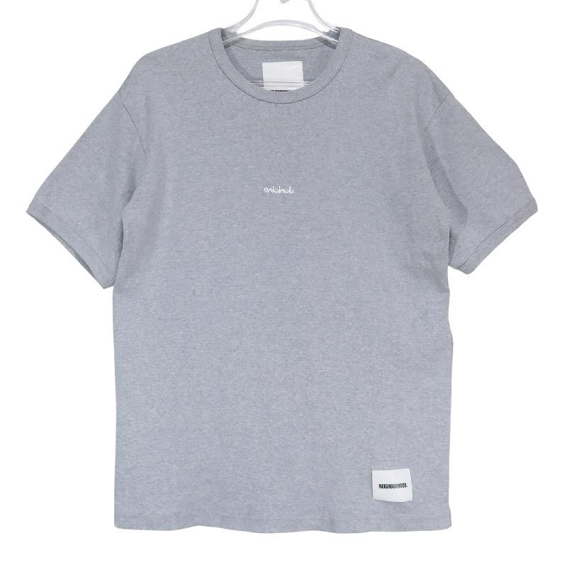 NEIGHBORHOOD ネイバーフッド 20SS RIB/C-CREW.SS 201MBNH-CSM03 リブ コットン クルーネック ショートスリーブ Tシャツ グレー カットソー 半袖 サイズS