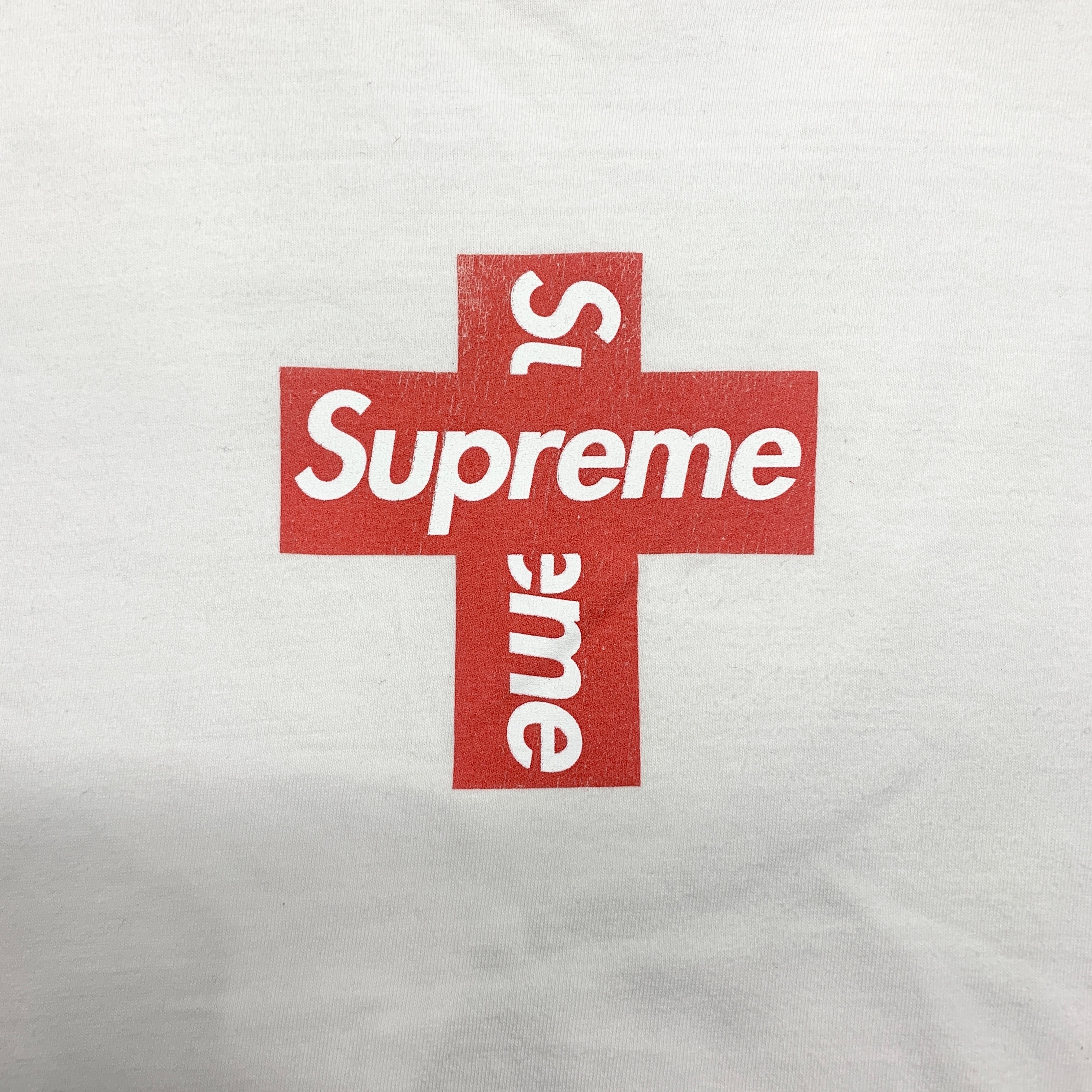 Supreme Cross Box Logo Tee "White"