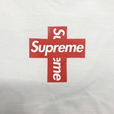 Supreme Cross Box Logo Tee "White"