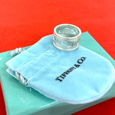 TIFFANY&Co. ティファニー アトラス ワイド リング シルバー925 リング・指輪 13号 シルバー
01647