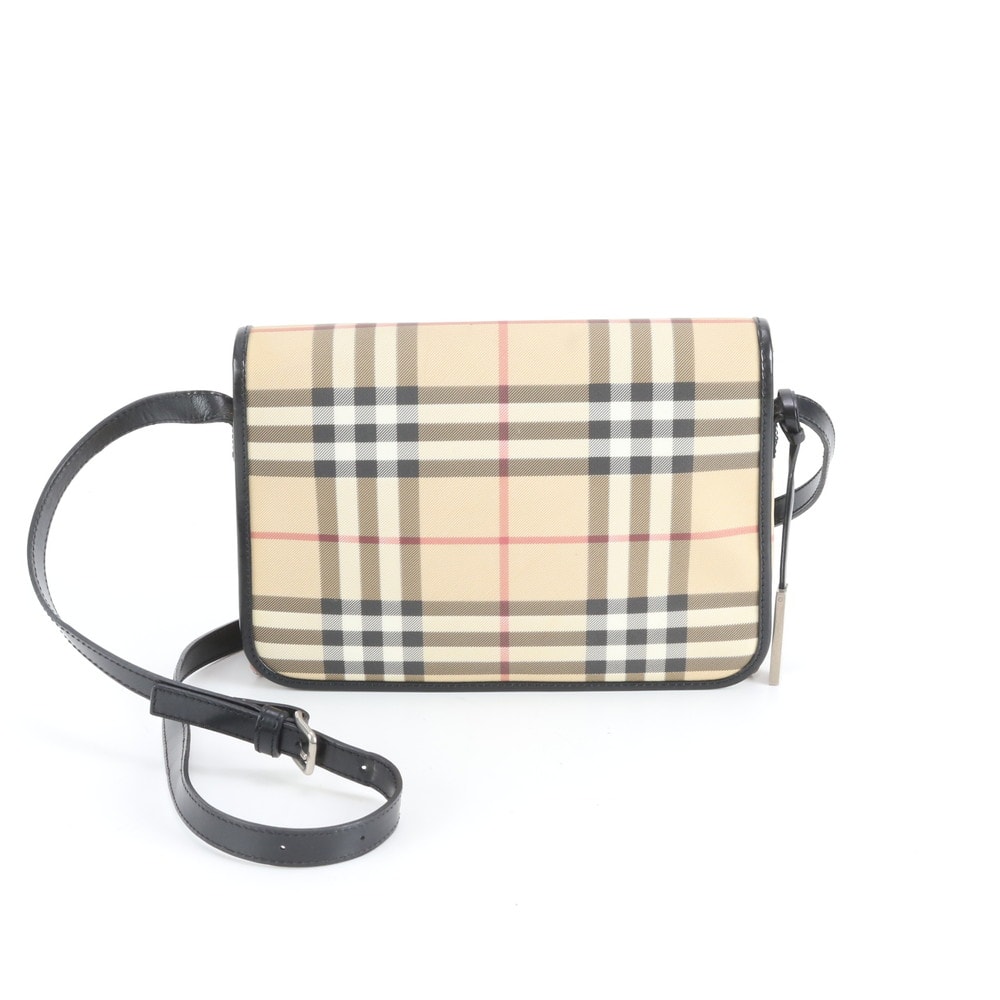 ■美品 バーバリー ノバ チェックショルダーバッグ