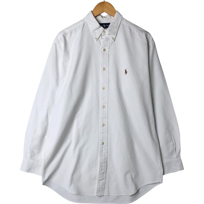 古着 ラルフローレン Ralph Lauren YARMOUTH 長袖 ボタンダウンシャツ メンズL相当/eaa543784