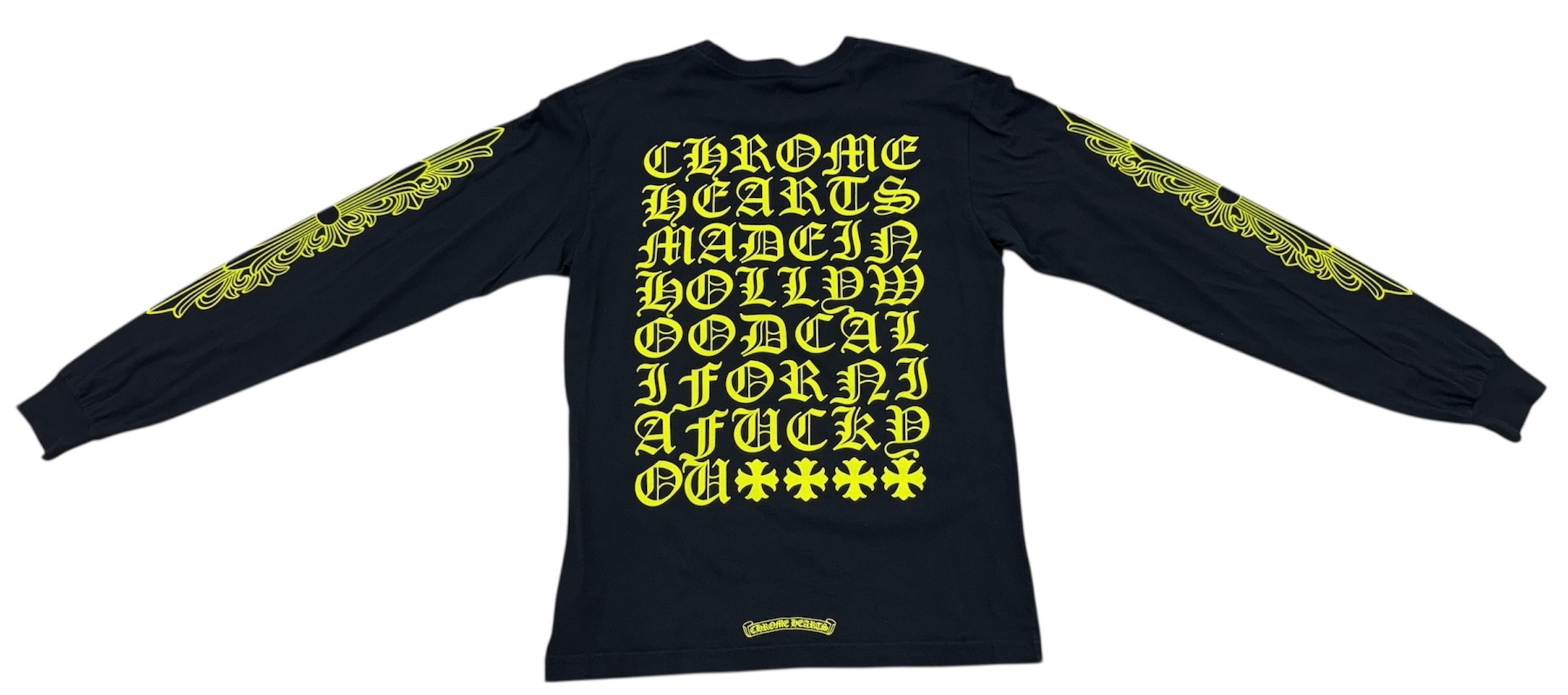 Chrome Hearts Made In Hollywood L/S T-Shirt "Black/Yellow"