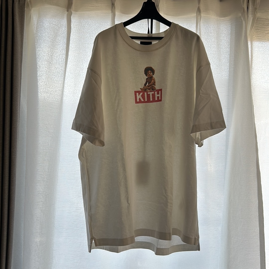 KITH Biggie Classic Logo Tee "White"