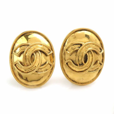 シャネル CHANEL イヤリング ココマーク メタル ゴールド レディース【中古】 e61853a