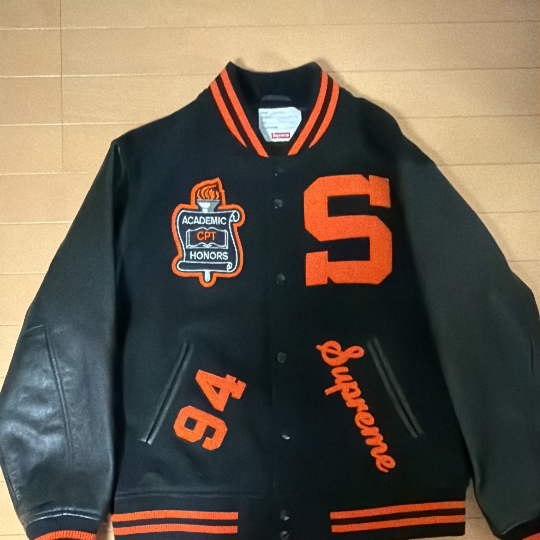Supreme Team Varsity Jacket "Black"