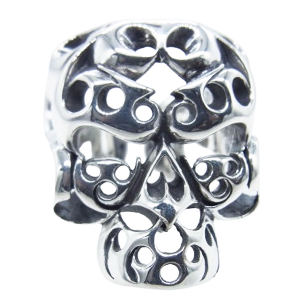 TENDERLOIN テンダーロイン リング T-SKULL BORNEO RING ボルネオ スカル リング シルバー【新品仕上加工済】 シルバー系 約20号【美品】【中古】