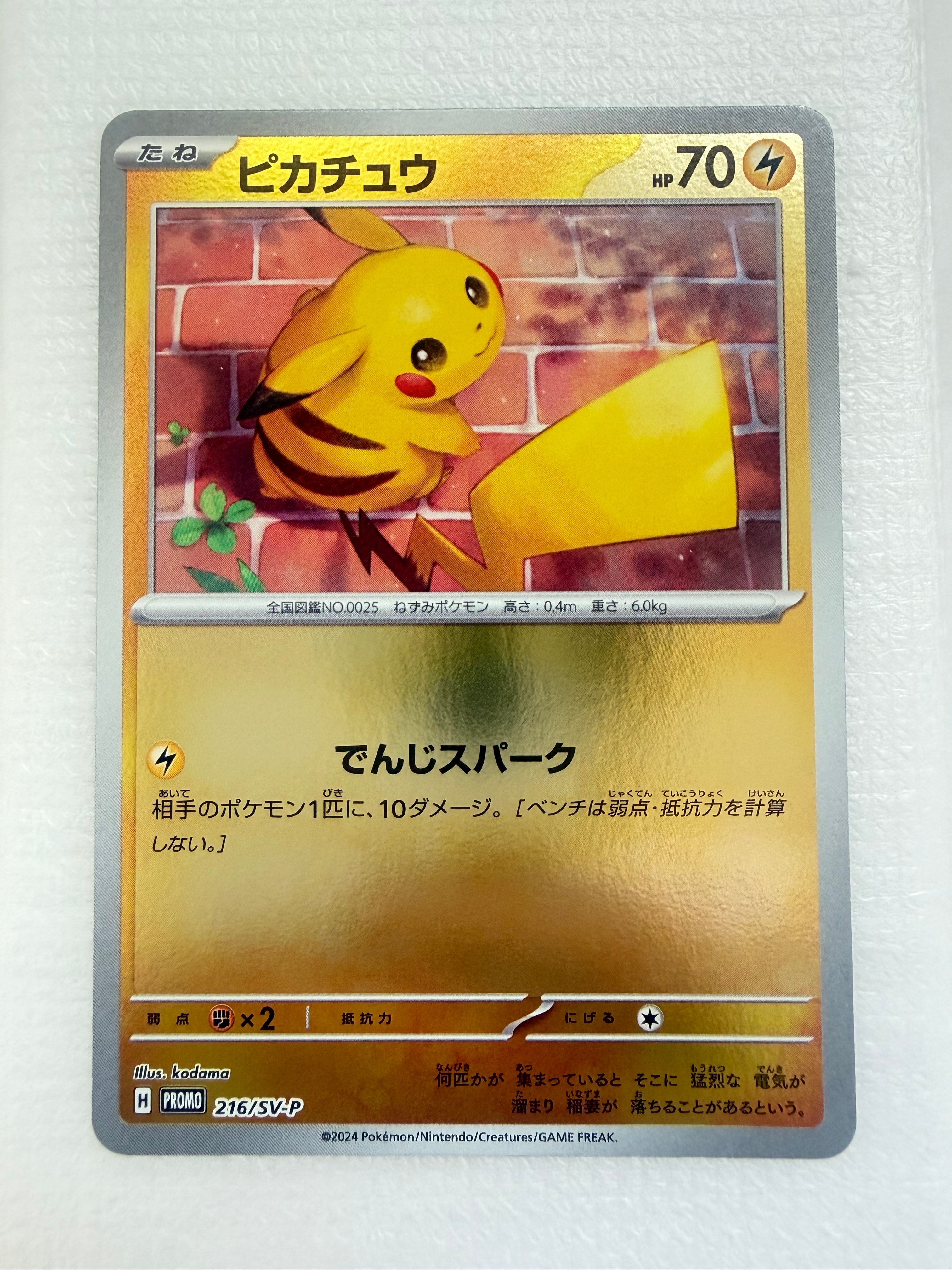 PSA10】ピカチュウ P [SV-P 216](プロモカードパック「ポケカの夏が