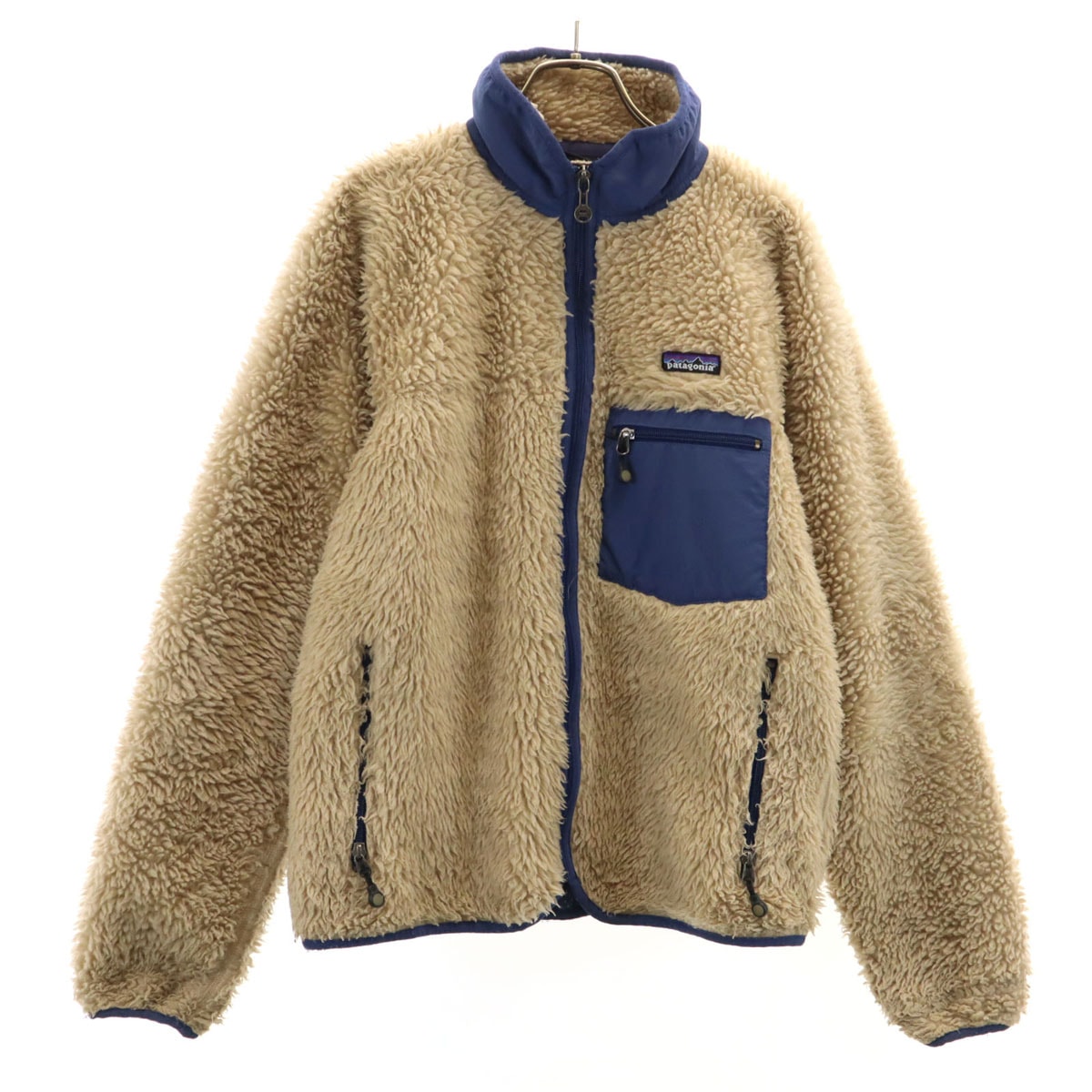 patagonia パタゴニア 2005年製 クラシックレトロ フリースジャケット S ベージュ アウトドア 23024F5