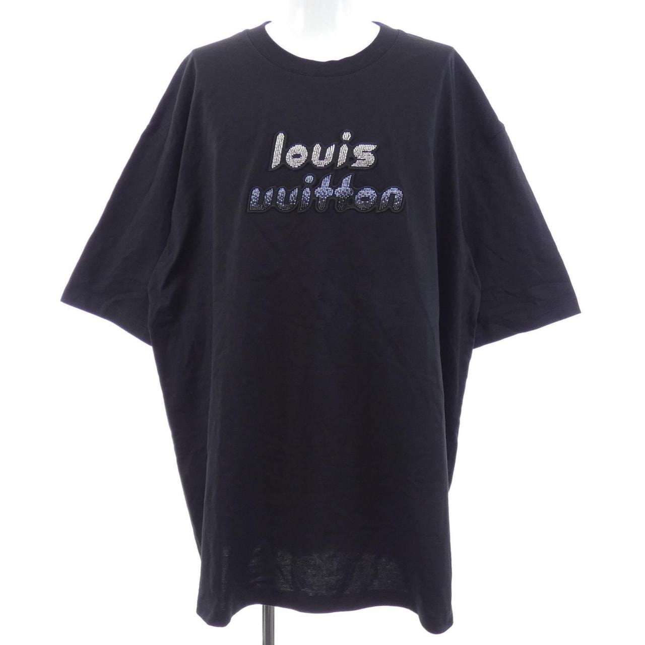 ルイヴィトン LOUIS VUITTON ビーズエンブロイダードコットンTシャツ HPY86WNPG Tシャツ