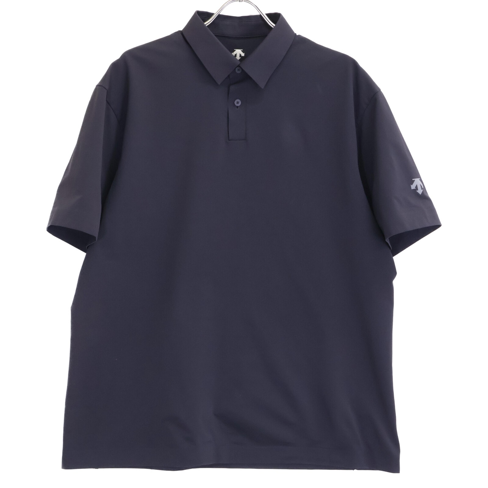 デサント 25SS DT5SHS61M ブラック ORI-ERI/オリエリ タフタポロシャツ XO(XL)