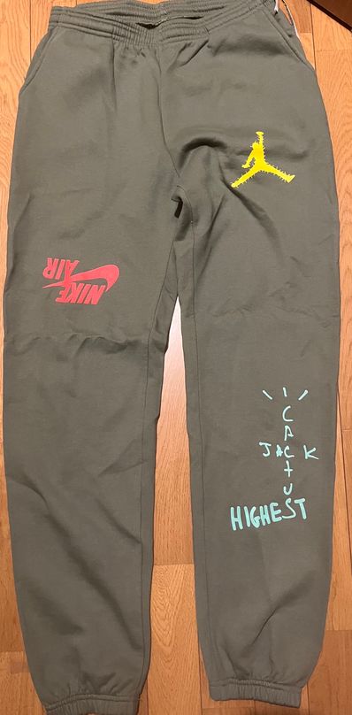 Air Jordan x Travis Cactus Jack Highest Sweatpant "Olive"
