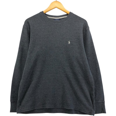 古着 ラルフローレン Ralph Lauren POLO RALPH LAUREN SLEEPWEAR サーマルロンT ワッフル メンズL相当/eaa572640
