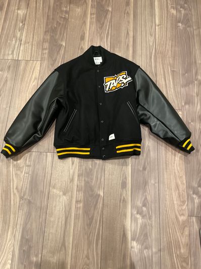 Wtaps New Year's Limited Varsity Jacket Wool. Melton. Toon! "Black"