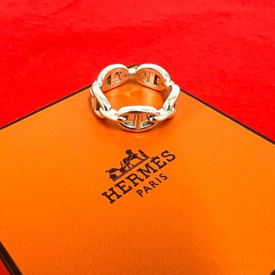 HERMES エルメス シェーヌダンクル アンシェネ リング シルバー925 リング・指輪 17号 シルバー
75184