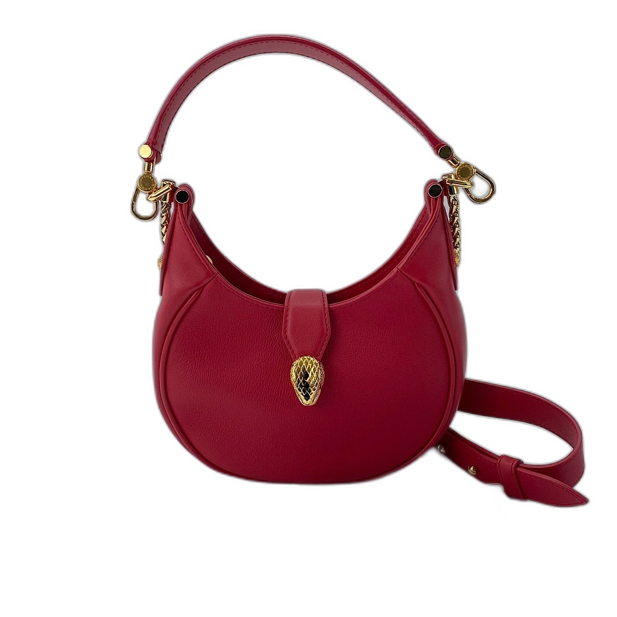 ブルガリ BVLGARI セルペンティ 2WAY ショルダーバッグ レザー【中古】