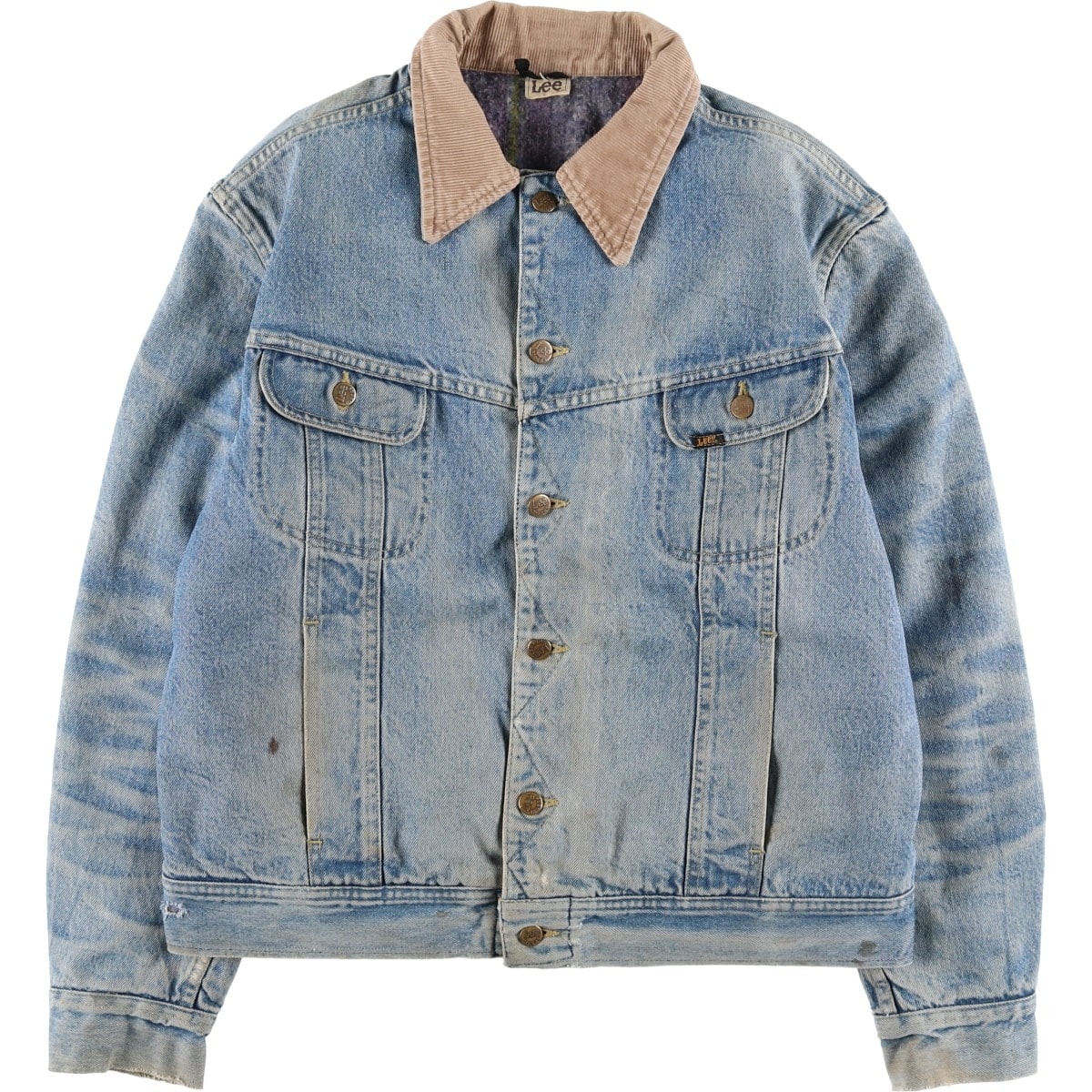 C (やや傷や汚れあり)】Lee リー 80s USA製 ヴィンテージ デニム