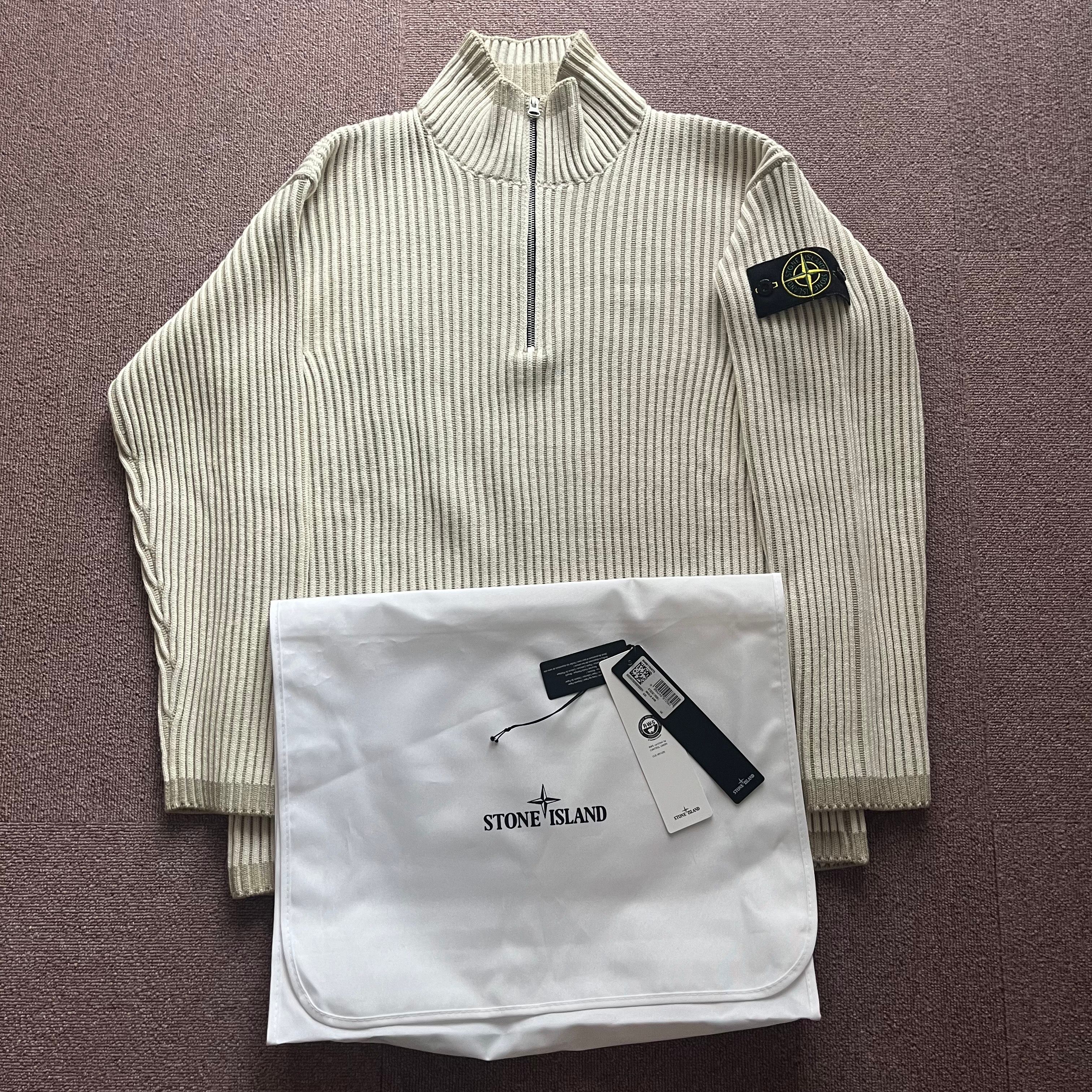 stone island ハーフジップ　ニット　セーター　
