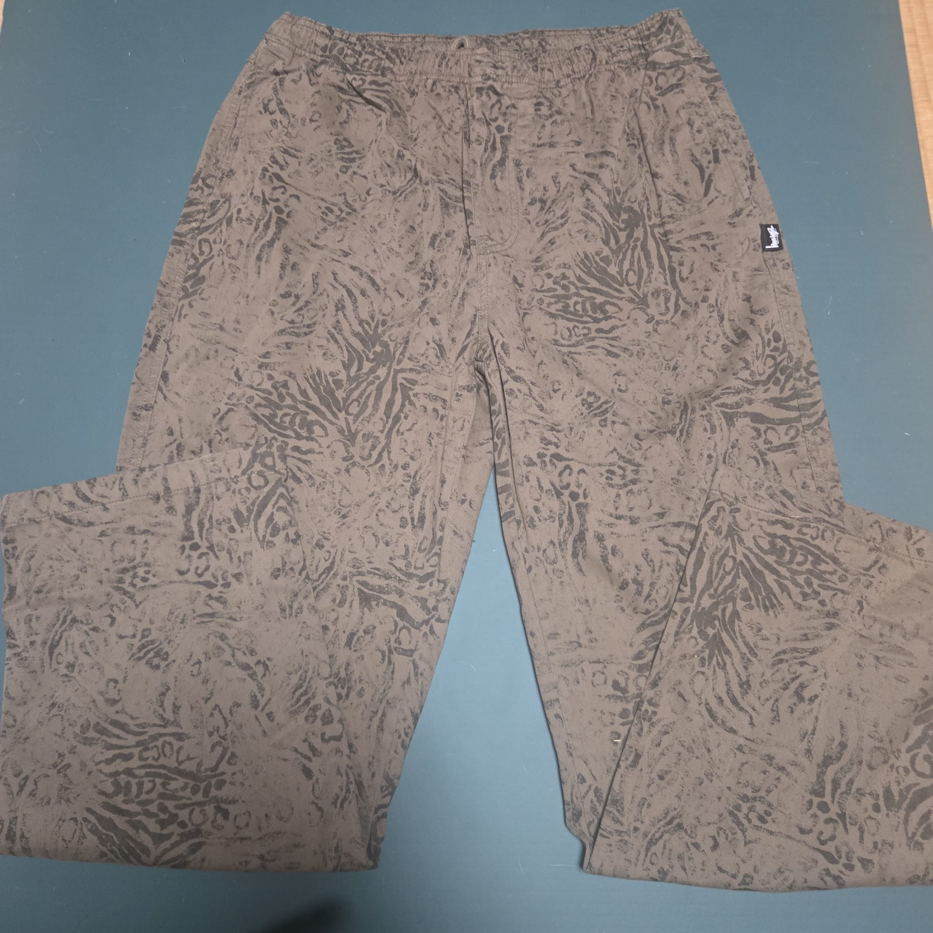 Stussy Beach Pant Cotton Twill "Fossil"