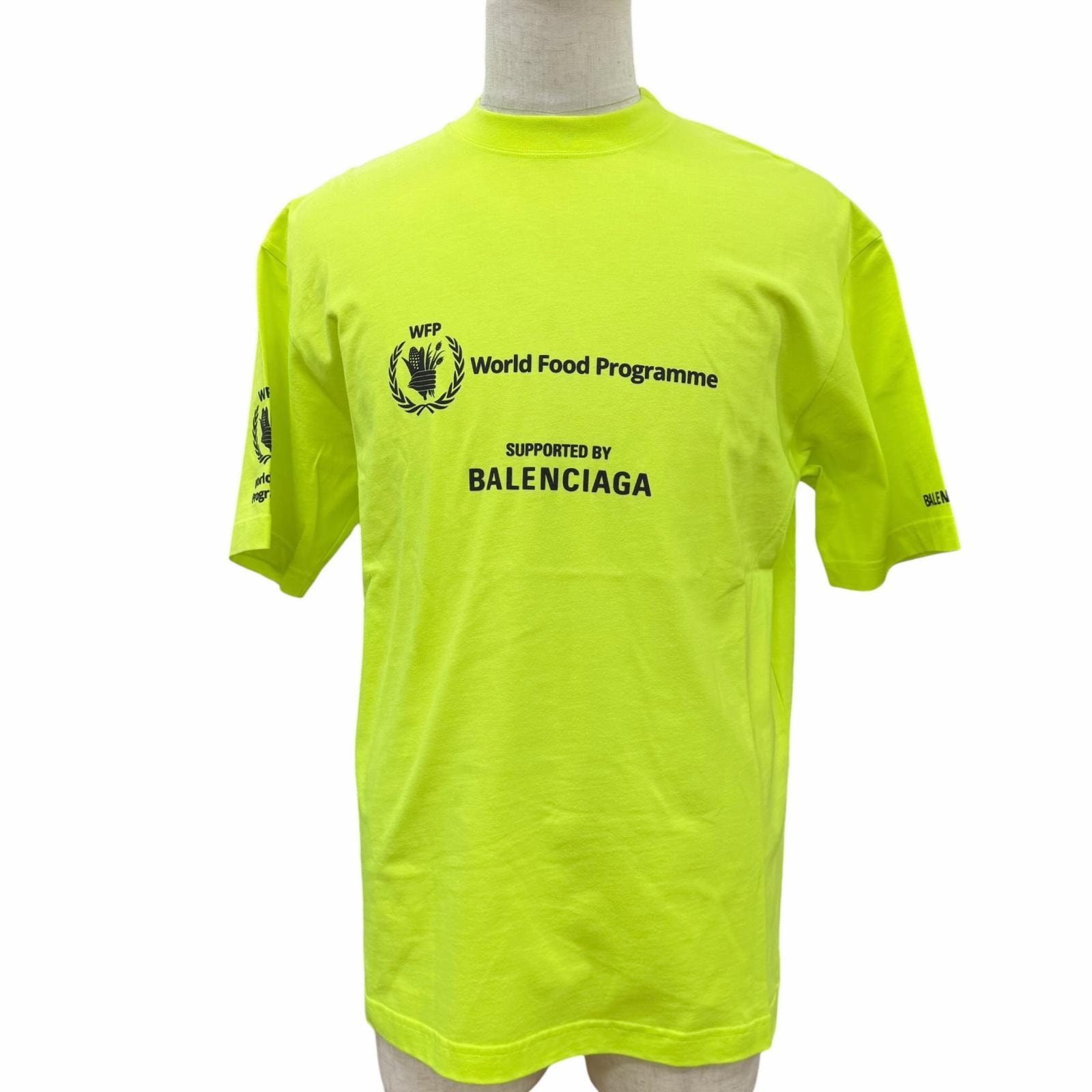 未使用品 バレンシアガ Tシャツ WORLD FOOD PROGRAMME XS