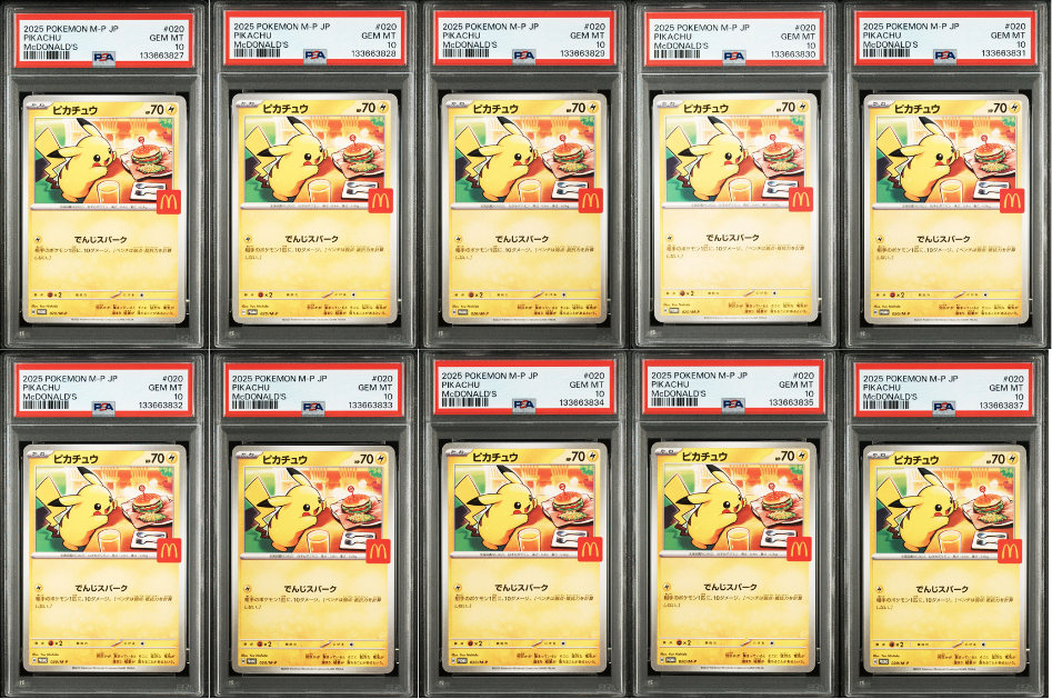 ピカチュウ P [M-P 020](プロモカードパック「マクドナルド ハッピーセット2025」)