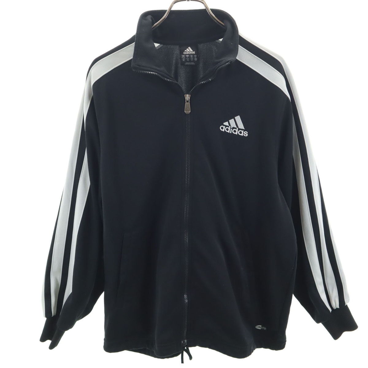 adidas アディダス トラックジャケット M ブラック ジャージ