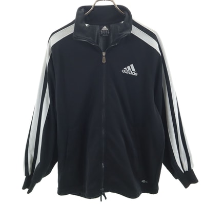 adidas アディダス トラックジャケット M ブラック ジャージ