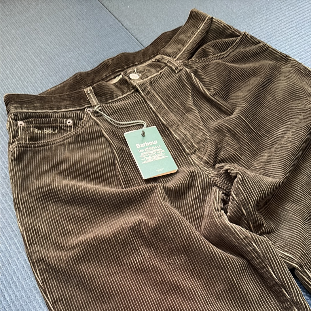 LEVI'S x Barbour 578 Pleated Pant "Olive"