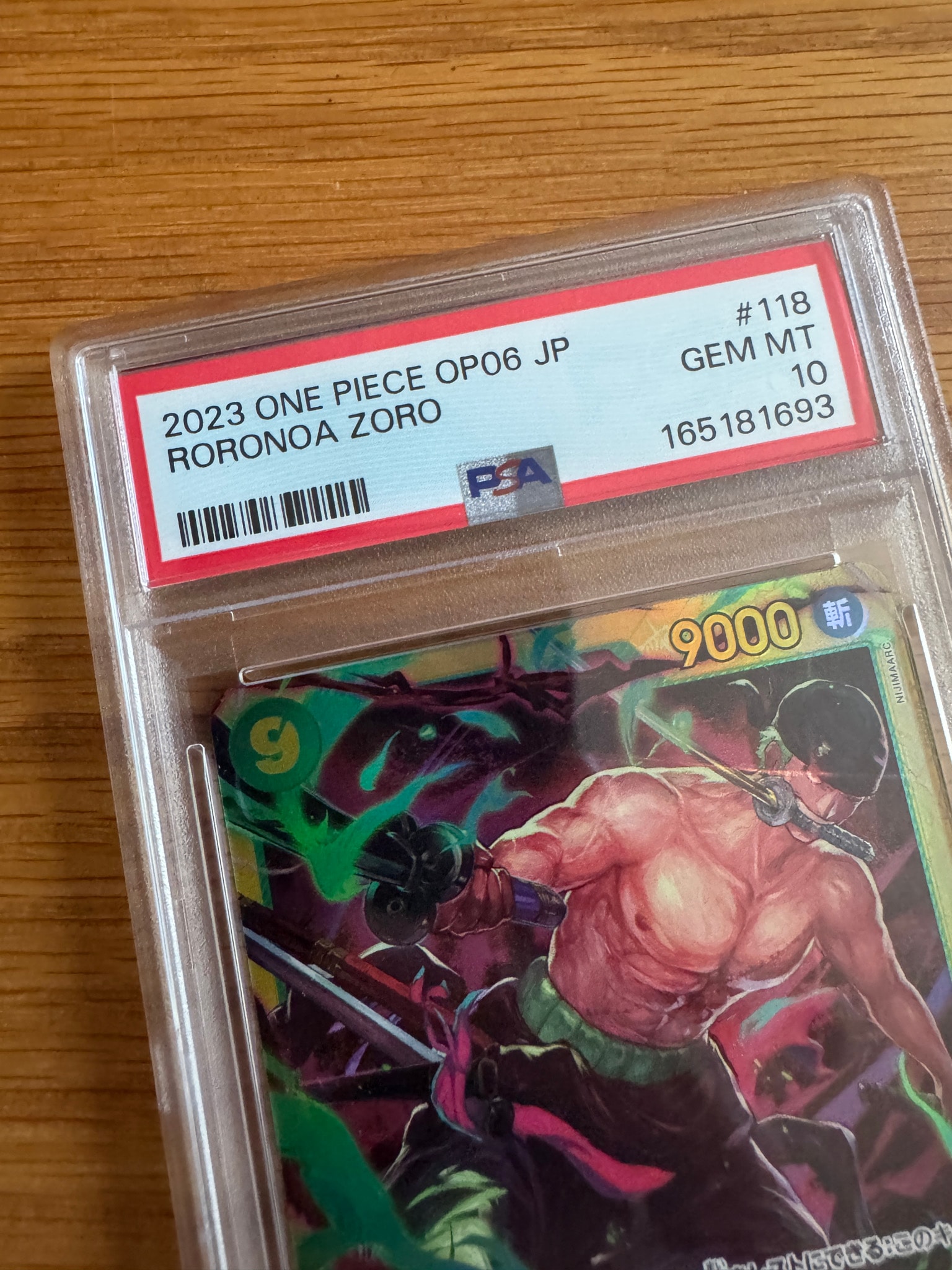 PSA10】ロロノア・ゾロ SEC [OP06-118] (ブースターパック 双璧の覇者