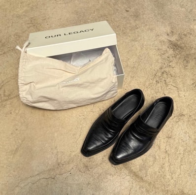 Our Legacy Cypher Loafer "Sombre Satin Bovine"