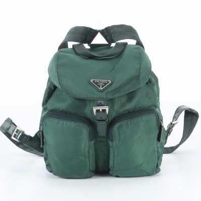 ■美品 プラダ テスート ナイロントライアングルロゴリュックサック