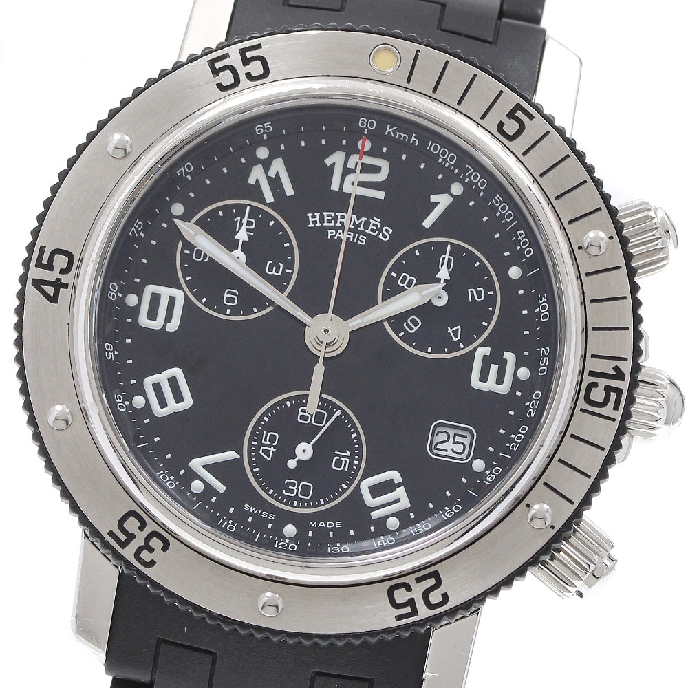 エルメス クリッパー ダイバー CL2.915 メンズ 【中古】