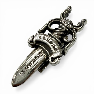 美品 クロムハーツ ヘアアクセサリー コンチョ シルバー メンズ