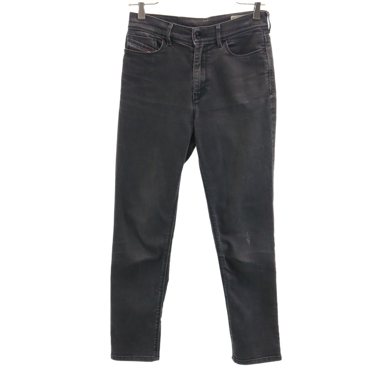 DIESEL ディーゼル スリム ストレートデニムパンツ W25 ブラック HIGHKEE 0886Z ジーンズ