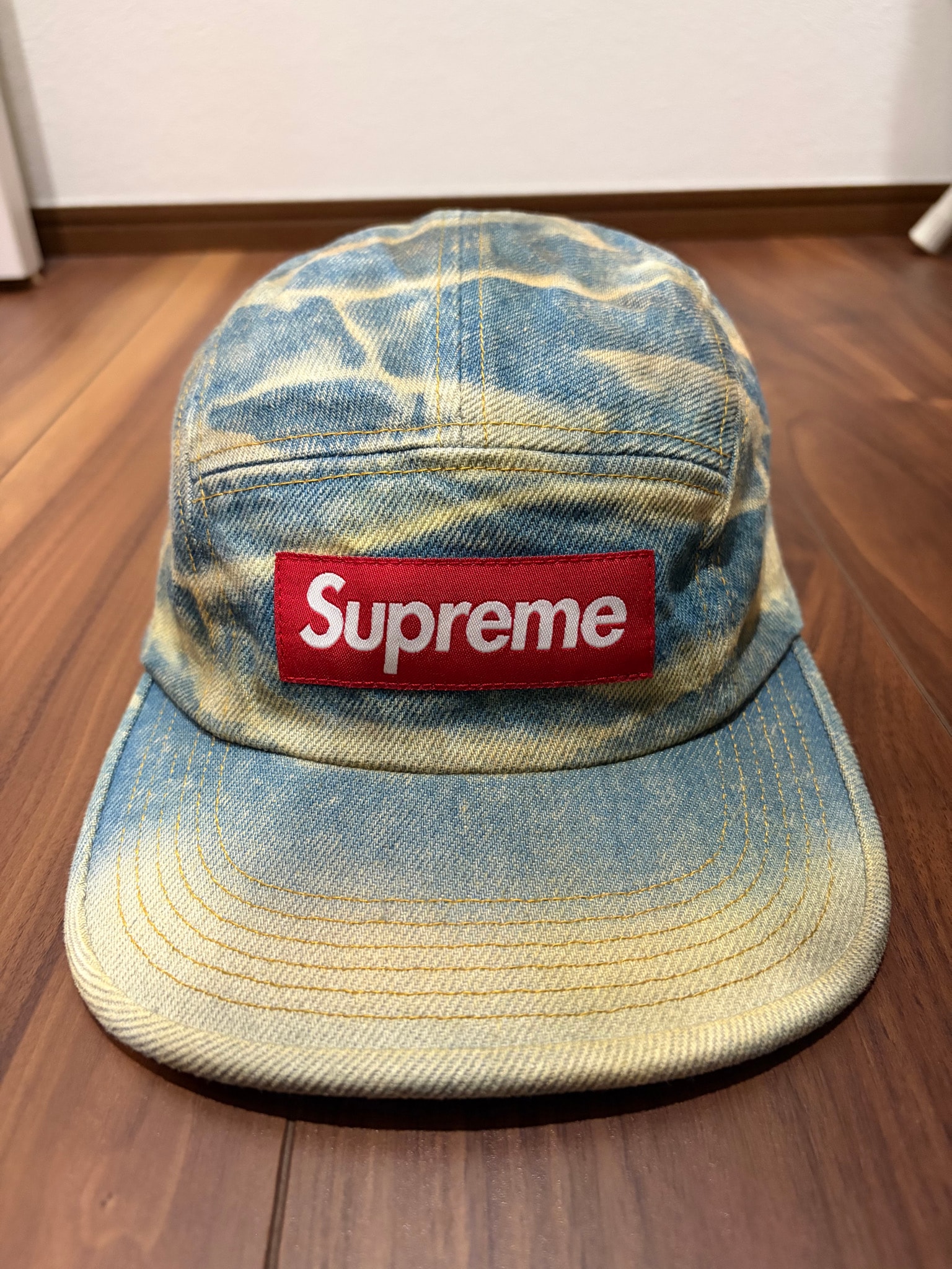Supreme Denim Camp Cap "Dirty Indigo"