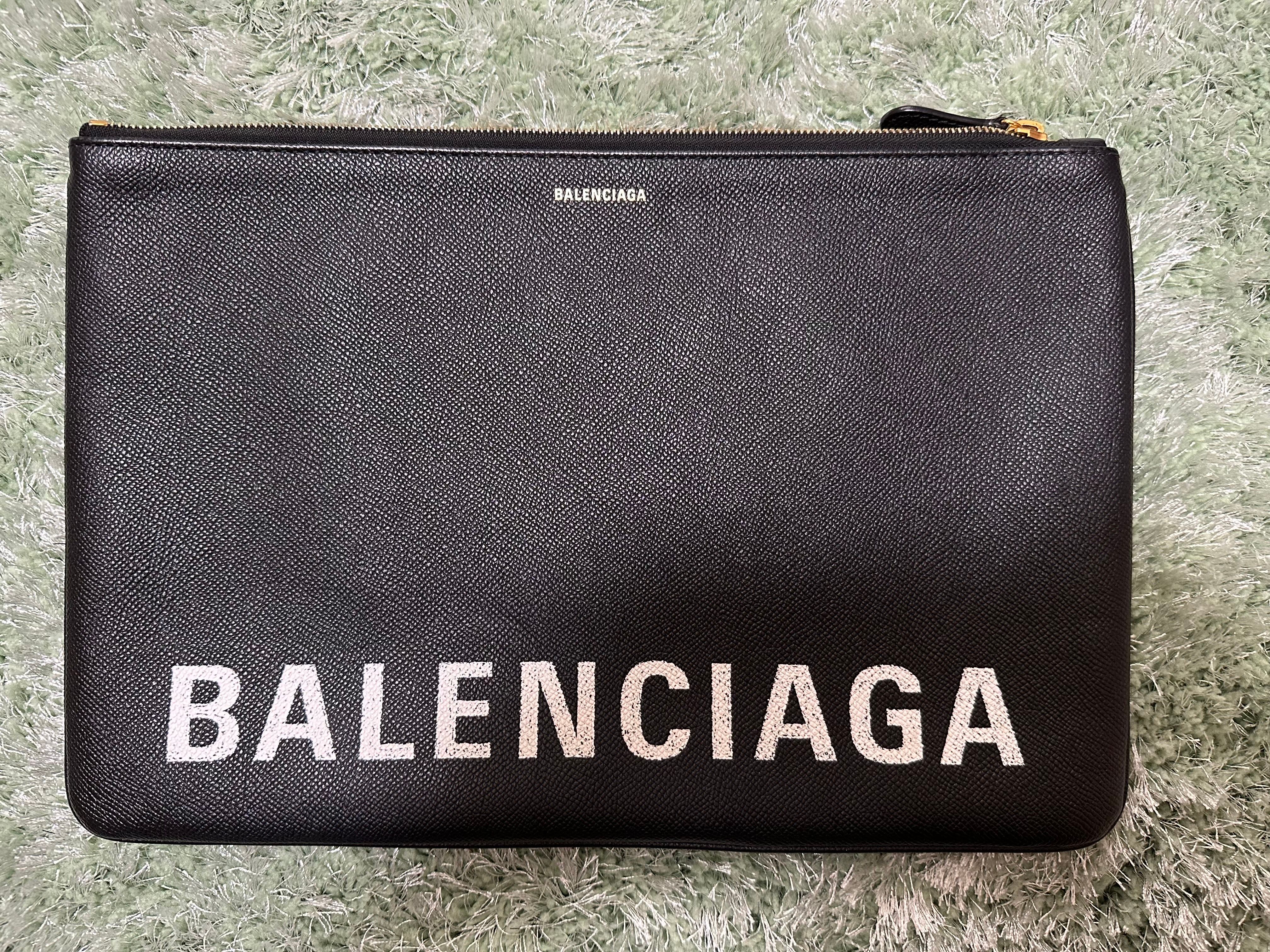 BALENCIAGA Ville Clutch Bag "Black"